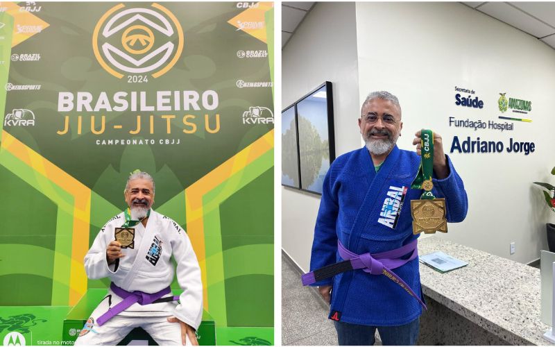 Professor supera câncer e conquista Campeonato Brasileiro de Jiu-Jitsu em São Paulo