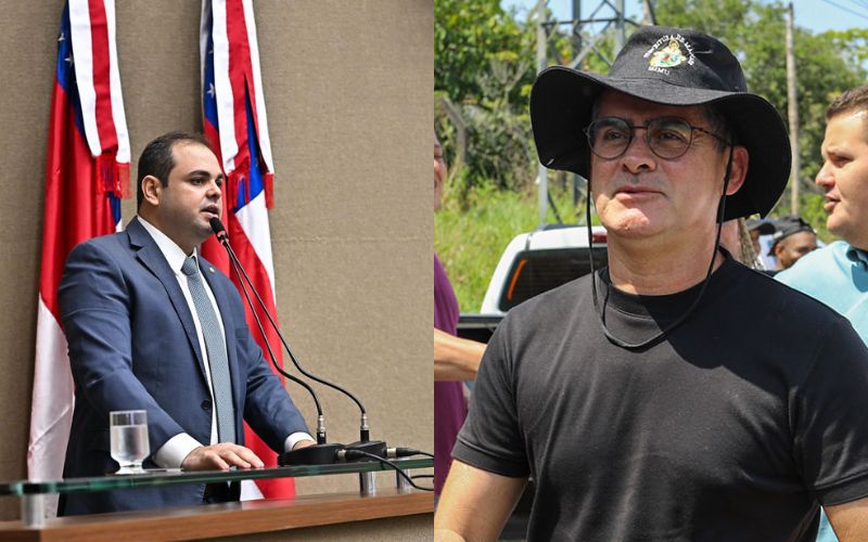 (Foto: Aleam e Semcom) David denuncia Roberto Cidade por suposta propaganda antecipada