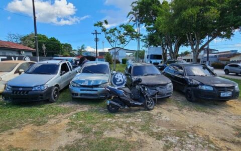 roubos de veículos (Foto Erlon Rodrigues e DivulgaçãoPC-AM) 1