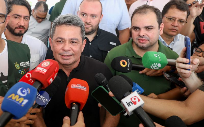 (Foto: Alex Pazuello/Secom) Tadeu e Cidade divergem em discurso sobre apadrinhamento político e parcerias