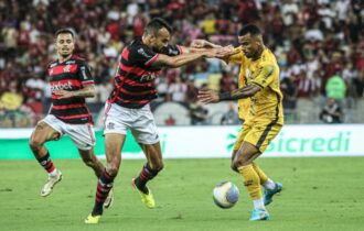 Amazonas encara o Flamengo de igual pra igual, mas perde por 1 a 0