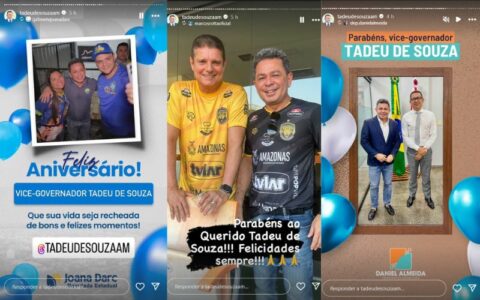 Tadeu faz aniversário e recebe homenagens da família, amigos e políticos