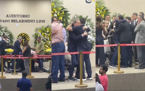 Comoção: família, amigos e políticos se despedem de Arthur Bisneto