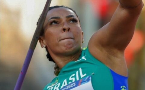 Brasileira vence GP Brasil Cuiabá com recorde no lançamento do dardo