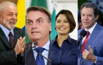 Lula tem 47%, Bolsonaro 39%, Michelle 33% e Haddad 32%, aponta Genial/Quaest