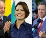 Lula tem 47%, Bolsonaro 39%, Michelle 33% e Haddad 32%, aponta Genial/Quaest