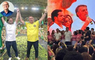 Mesmo de longe, Menezes espreita os passos de Bolsonaro em Manaus