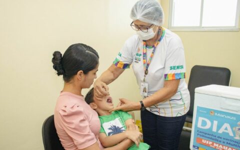 Prefeitura de Manaus inicia campanha de vacinação contra a pólio na próxima segunda-feira, 27/5