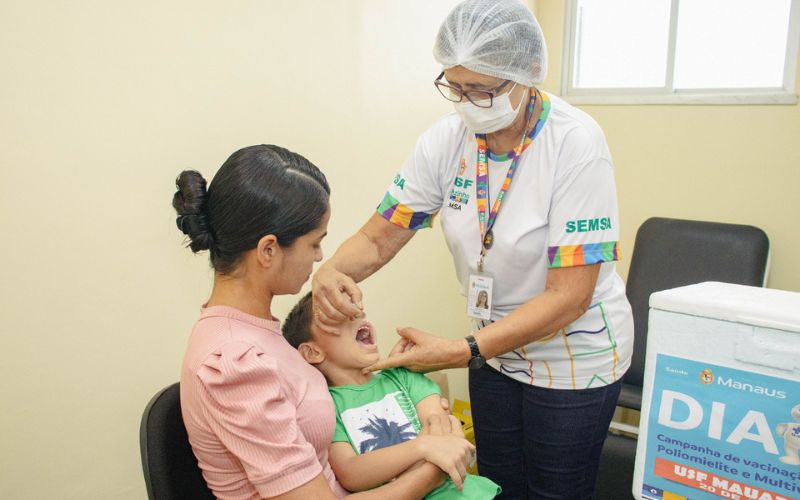 Manaus inicia campanha de vacinação contra a pólio na segunda-feira (27)