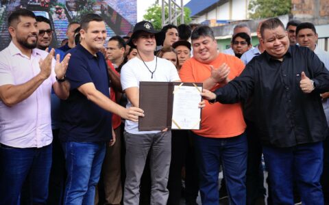 ‘Asfalta Manaus’ da prefeitura amplia obras de pavimentação na comunidade Parque São Pedro