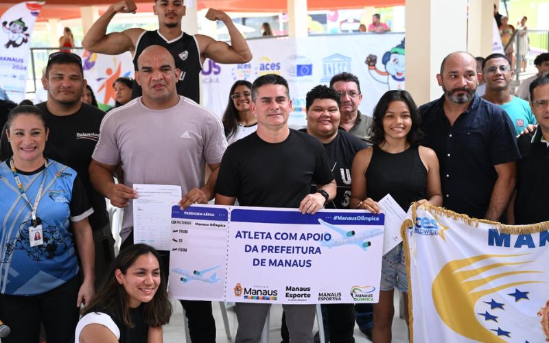Programa esportivo ‘Manaus Olímpica’ apoia 364 atletas com passagens aéreas