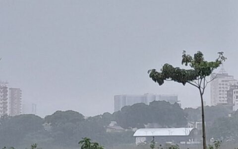 Manaus tem alerta para chuvas intensas neste sábado (11)