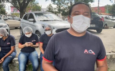 Trabalhadores terceirizados da saúde reclamam que estão com salários atrasados há 6 meses