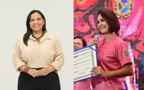 'Cara de pau', diz Anne Moura sobre Michelle Bolsonaro em Manaus