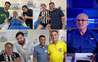 Com exceção de Menezes, nomes da direita visitam Bolsonaro em hospital de Manaus
