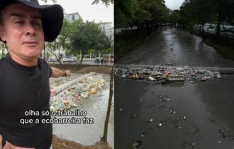 David manda recado para rivais: 'olha só o trabalho que a ecobarreira faz'