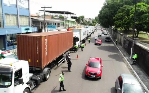 Irregularidades de veículos pesados em Manaus disparam em 2024