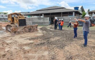 Governo do Amazonas realiza visita técnica em canteiro de obras da Casa da Mulher Brasileira