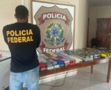 Apreensão de drogas em Tabatinga (Foto: Divulgação/Asscom/Polícia Federal)
