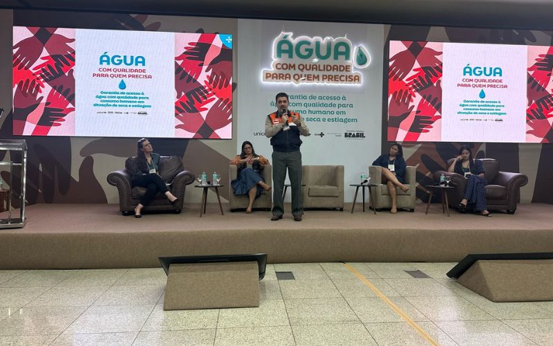 Defesa Civil do AM participa de seminário com foco na qualidade da água em situações de estiagem