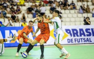 Estrela do Norte/Manaus Futsal se mantém no G-8 do Brasileiro mesmo após derrota para o Passo Fundo-RS