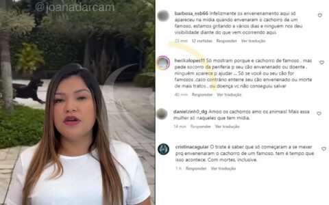 Mais uma vez, Joana volta à cena em caso de grande repercussão sobre maus-tratos a animais
