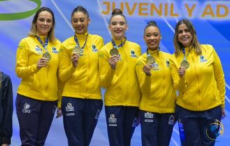 Brasil conquista ouro e bronze no individual geral do Pan-Americano de ginástica rítmica
