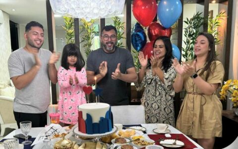 Wilson Lima completa 48 anos e recebe felicitações da família, amigos e políticos