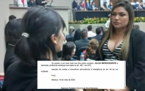 Joana Darc e jornalista Rhyvia Araújo