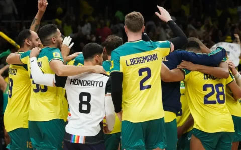 Brasil derrota Polônia na Liga das Nações Masculina de Vôlei