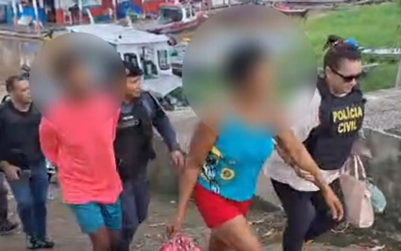 Dupla é presa por tortura e estupro de vulnerável contra duas crianças em Manacapuru