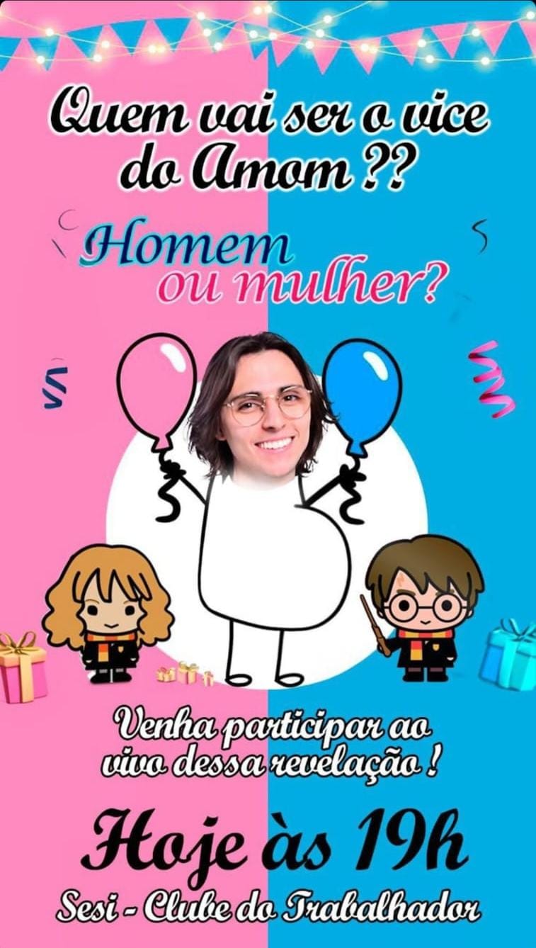 Amom Mandel quer fazer chá revelação 