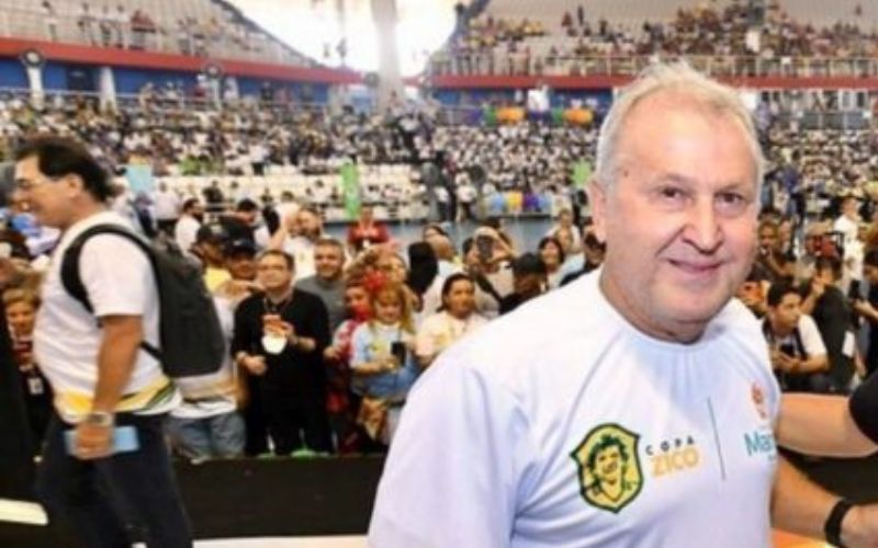 (Foto: João Viana/ Semcom) ‘Mais importante é saúde e vida’, diz Zico após furto e perda de R$ 3 milhões