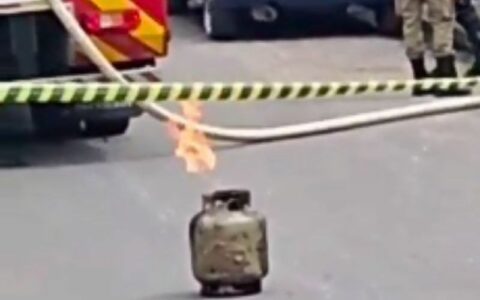 Botija de gás explode e deixa uma pessoa ferida em Manaus