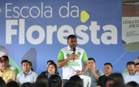 Wilson Lima inaugura primeira Escola da Floresta na RDS de São Sebastião do Uatumã