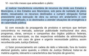 Lei das Eleições