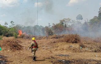Nas últimas 24 horas, Corpo de Bombeiros combateu 70 focos de incêndio em Manicoré