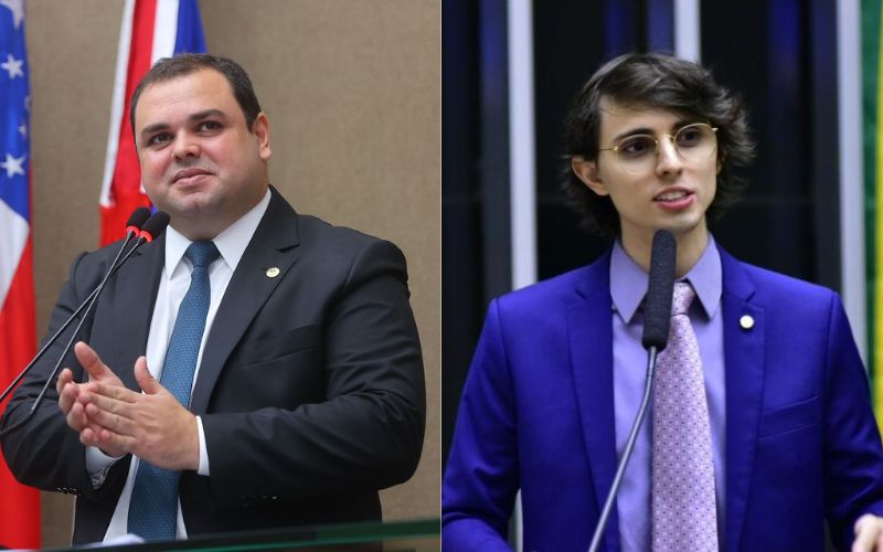 (Foto Herick Pereira/ Zeca Ribeiro/ Câmara dos Deputados) Mais uma vez, Roberto Cidade cutuca Amom por copiar ideias de posts de outros políticos