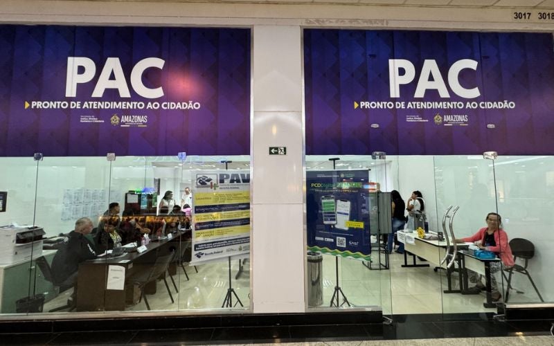 Governo do Amazonas abre postos de protesto de títulos em unidades do PAC da capital