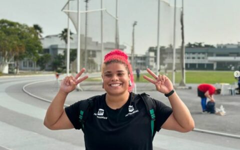 Izabela da Silva lamenta falta de uniforme tamanho G em kit para Paris-2024