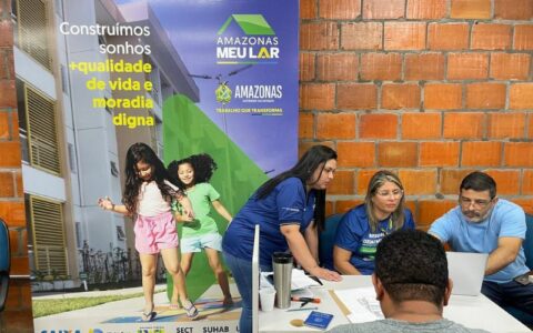 Amazonas Meu Lar registra 363 atendimentos presenciais, na primeira semana