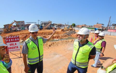Obras do Prosamin+ avançam na Comunidade da Sharp, zona leste de Manaus