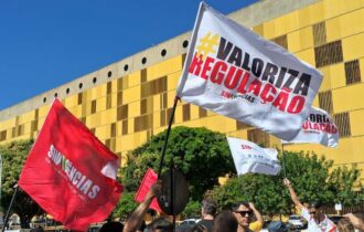 Manifestação servidores das agências reguladoras - Foto: Antônio Mendes/AM1