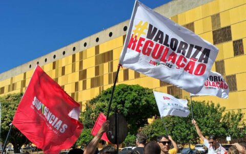 Manifestação servidores das agências reguladoras - Foto: Antônio Mendes/AM1