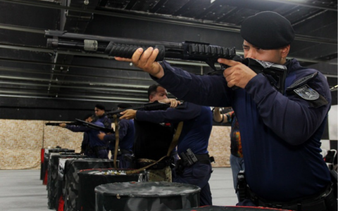 Guardas municipais iniciam capacitação para uso de armamento longo