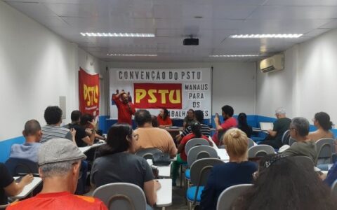 convenção municipal, PSTU, professor Gilberto Vasconcelos, prefeito de Manaus, AM1