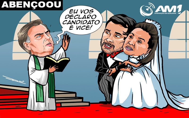 Bolsonaro abençoa Maria do Carmo como vice de Alberto Neto