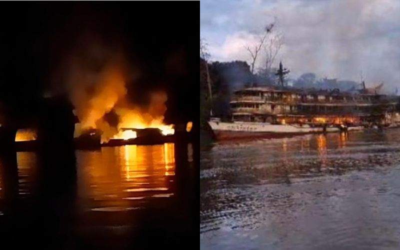 Os incêndios deixaram mortos, feridos e desaparecidos - (Foto: Reprodução) Tragédias com embarcações no AM levantam questões sobre fiscalizações e irregularidades