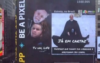 Meme com presidente e ministros do STF vai parar na Times Square