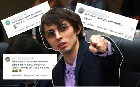 Internautas criticam Amom por não escolher lado político: 'em cima do muro'
